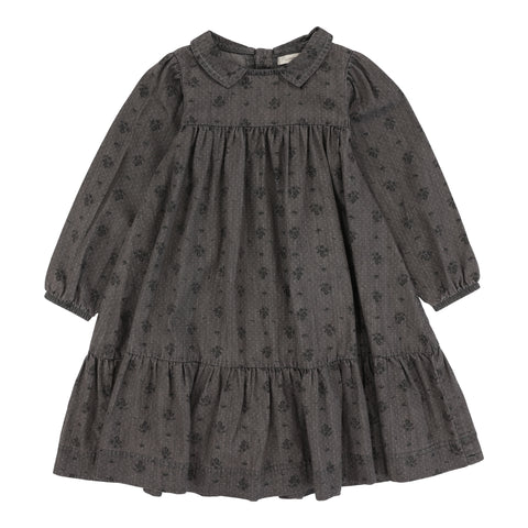 Lil Legs Grey Wash Tencel Dress