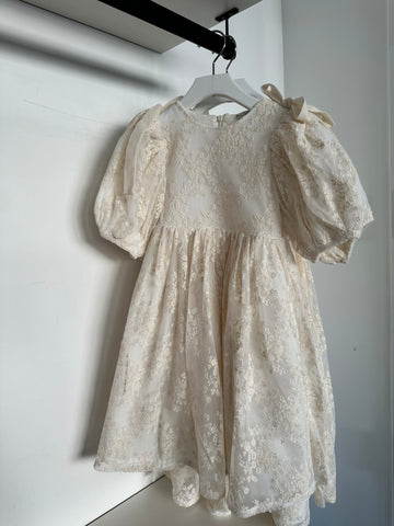 Bebe Organic Antique White Chloe Grown Dress