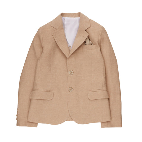 Emanuel Pris Beige Single Breasted Blazer