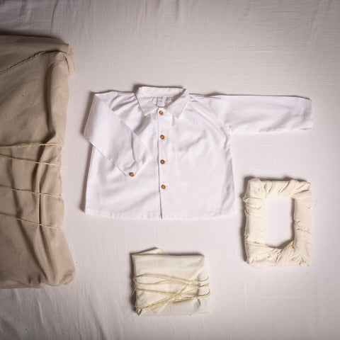 Birinit Petit White Button Down Shirt