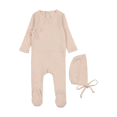 Lilette Petal Fine Pointelle Footie Set