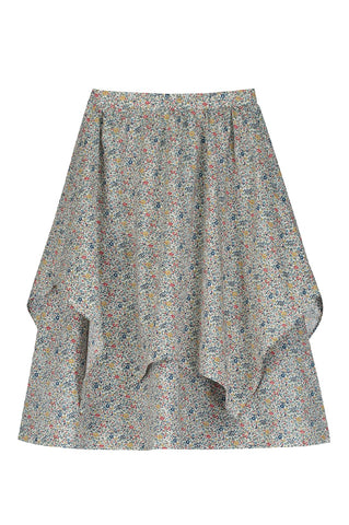 Tangerine Liberty Fluid Skirt