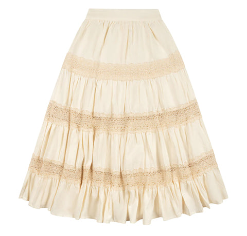 Atelier Parsmei Imogene Buttercream Skirt