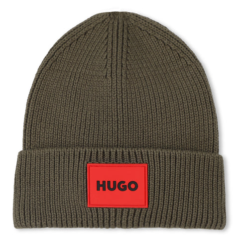 Hugo Kalamata Pull on Beanie Hat