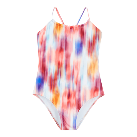 Vilebrequin Girls Multicolor Ikat Flowers Swimsuit