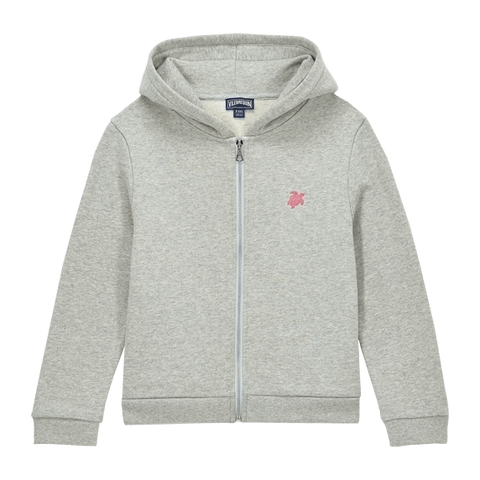 Vilebrequin Grey Ikat Turtle Zip Hoodie