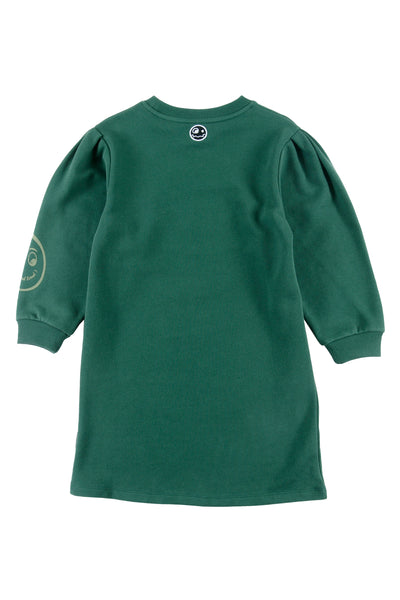 Loud Apparel Dark Green/Sage Blooms Puff Sleeve Dress Panda and Cub Loud Apparel Dark Green/Sage Blooms Puff Sleeve Dress Panda and Cub