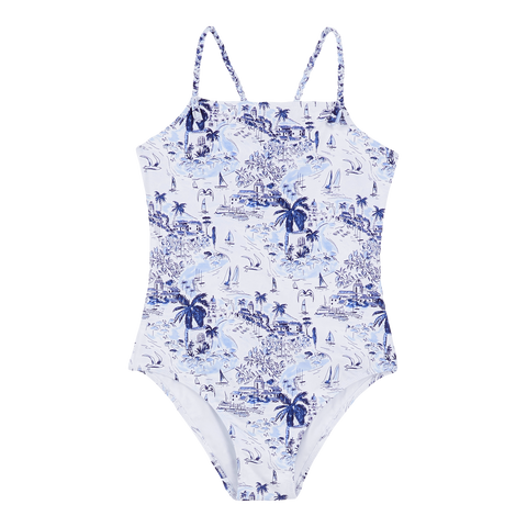 Vilebrequin Girls Blue Riviera Swimsuit