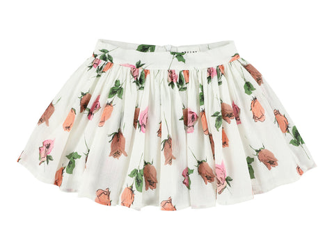 Morley White Roses Sprint LONG Skirt