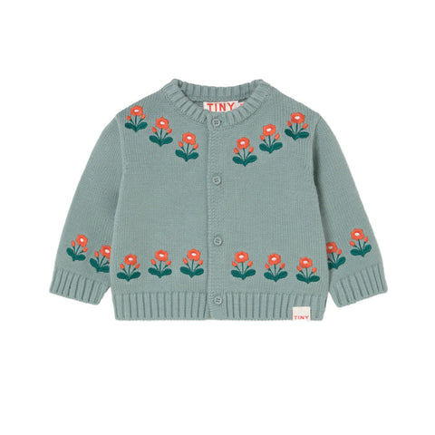 Tinycottons Baby Flowers Knit Cardigan