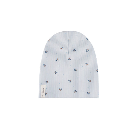 Ely's & Co Blue Ribbed Tulip Beanie