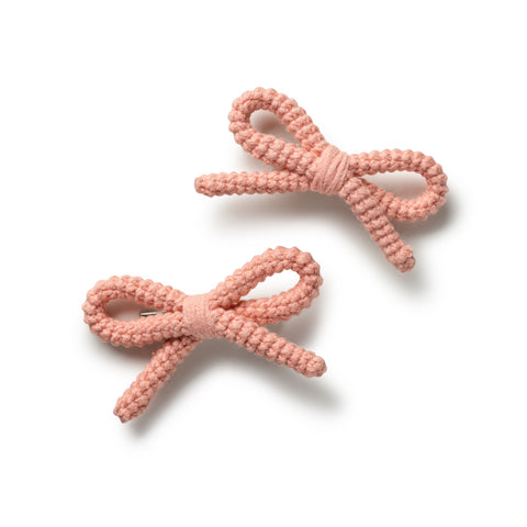 Halo Luxe Ballet Slipper Juliana Textured Knit Double Clip Set