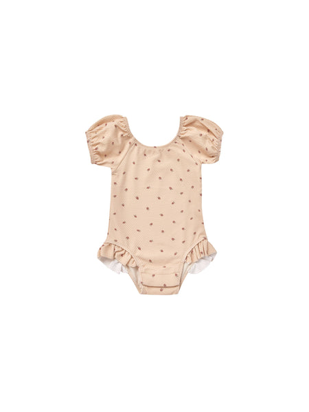 Quincy Mae Shell Strawberries Catalina One-Piece Swimsuit