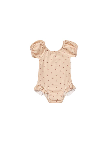 Quincy Mae Shell Strawberries Catalina One-Piece Swimsuit