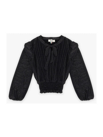 Dixie Black Lurex Top