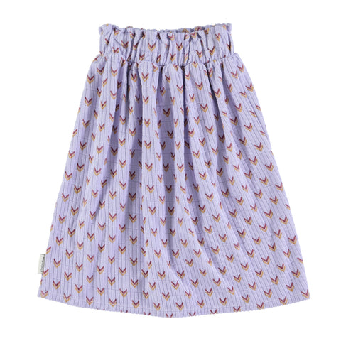 Piupiuchick Lilac Multicolor Arrows Long Skirt