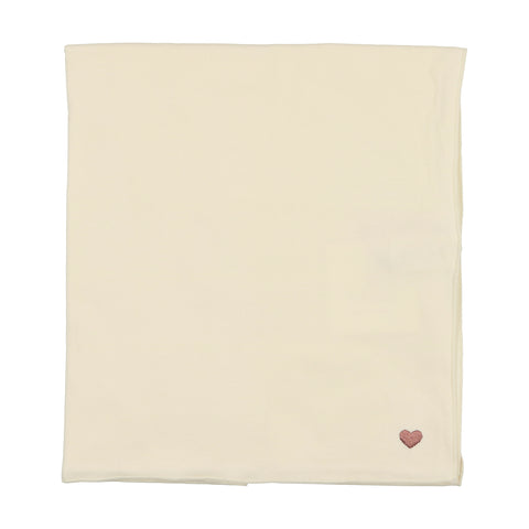 Lilette Ivory & Rose Mon Amour Blanket