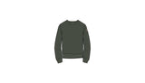 Colmar Green Underwood Monochrome Silicon Logo Crewneck Sweatshirt