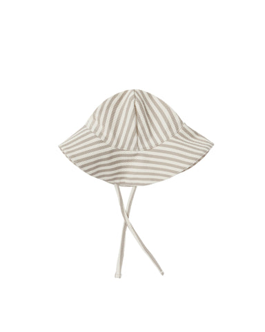 Quincy Mae Ash Stripe Sun Hat