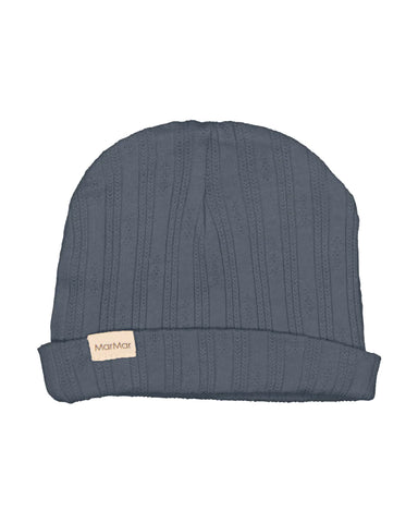 Marmar Copenhagen Stormy Blue Pointelle Aiko Hat
