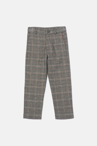 My Little Cozmo Oxford Glen Plaid Pants