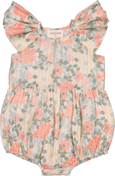 Louise Louise Martina Lurex Vintage Flower Overall