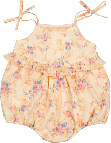 Louis Louise Cream Veil Bouquet Romance Romper