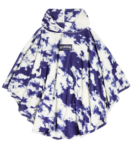Vilebrequin Blue Tie Dye Terry Poncho