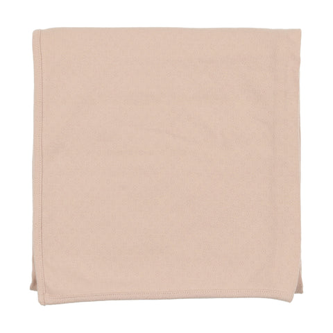 Lilette Pink Pointelle Circle Blanket