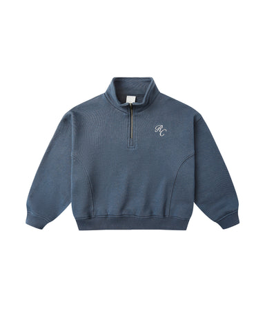 Rylee & Cru Navy Half Zip Sweatshirt