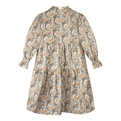 Atelier Parsmei Prysselius Pearl Blue Paisley Dress