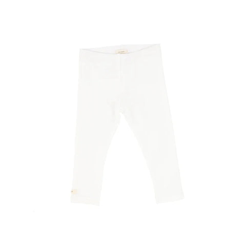 Lil Legs Pure White Leggings