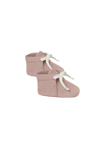 Quincy Mae Mauve Baby Booties