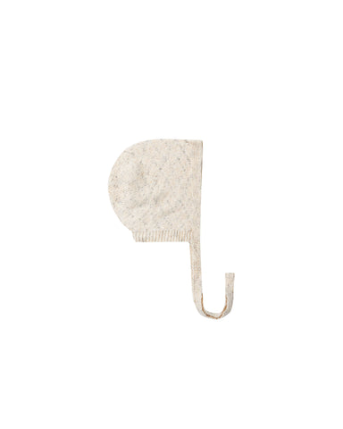 Quincy Mae Natural Speckled Knit Bonnet