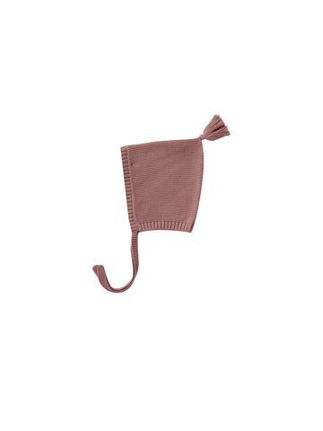 Quincy Mae Fig Knit Pixie Bonnet