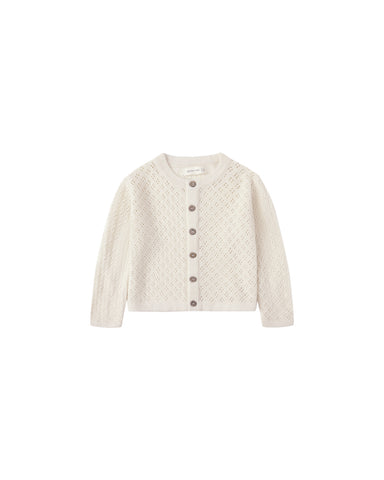 Quincy Mae Natural Knit Cardigan + Bloomer Set