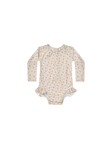 Quincy Mae Clay Ditsy Olivia Rashguard One-Piece