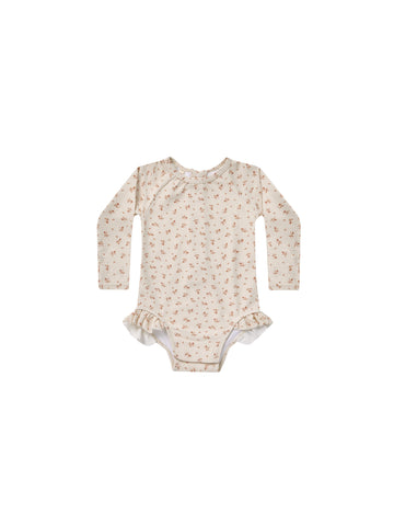 Quincy Mae Clay Ditsy Olivia Rashguard One-Piece