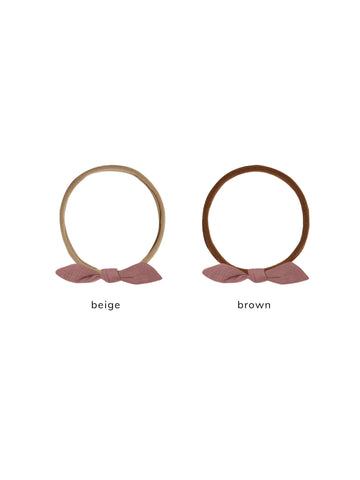 Quincy Mae Fig Little Knot Headband