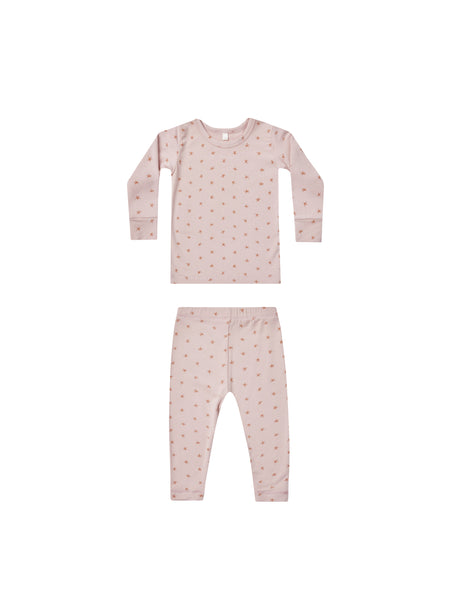 Quincy Mae Blush Twinkle Bamboo Pajama Set