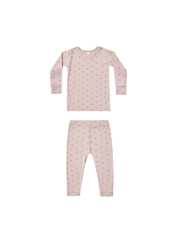 Quincy Mae Blush Twinkle Bamboo Pajama Set