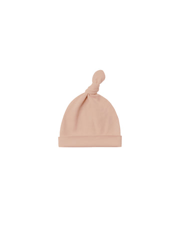Quincy Mae Blush Knotted Baby Hat