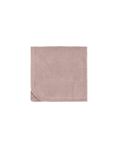 Quincy Mae Mauve Knit Baby Blanket