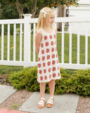 Rylee & Cru Strawberry Pattern Crochet Tank Mini Dress