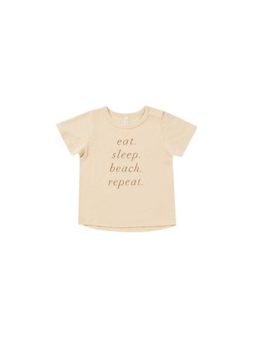 Rylee & Cru Ecru Repeat Basic Tee