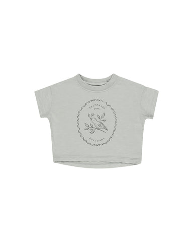 Rylee & Cru Seafoam Bird Boxy Tee