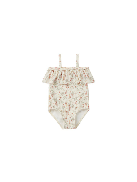 Rylee & Cru Aster Ruffle One Piece Swimsuit