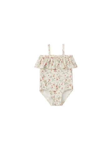 Rylee & Cru Aster Ruffle One Piece Swimsuit