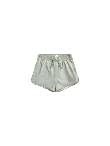 Rylee & Cru Seafoam Surfboard Swim Trunk