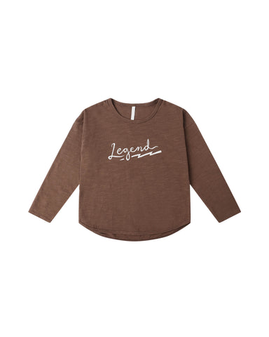 Rylee & Cru Brown Legend Long Sleeve Tee